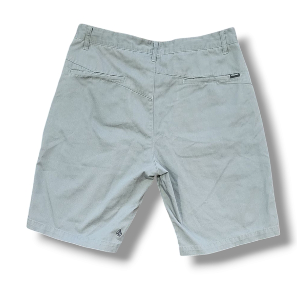 Volcom Twill Gray Shorts - Picture 2 of 2